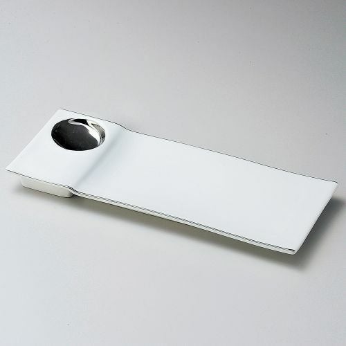 プラチナ珍味付突出皿 25.7×10.1×1.6cm 150-019