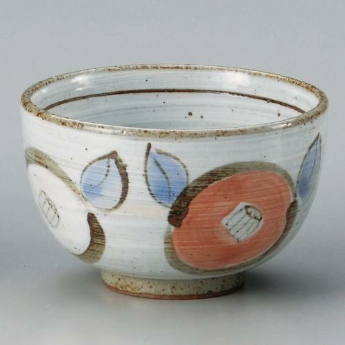 粉引椿夏目四八丼 φ14.2×9.3cm 328-149