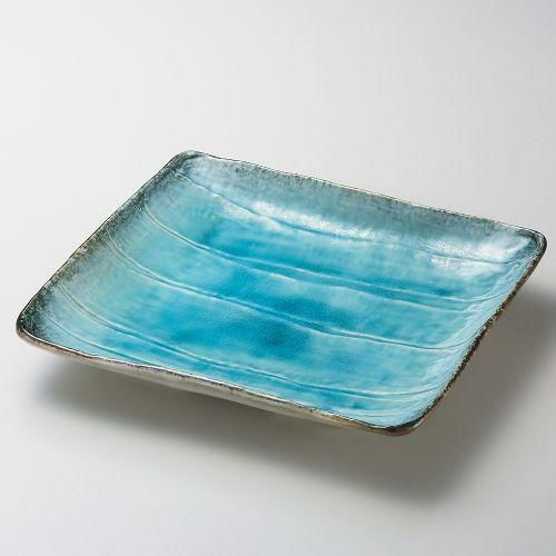 スカイ浜付角大皿 30.5×27×5cm 159-109