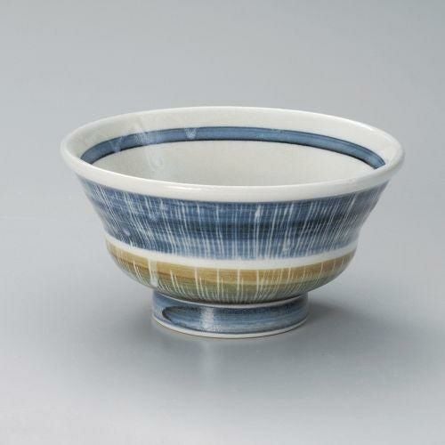 掻落二色十草6.0尻張丼 φ18×9.5cm 312-179