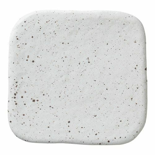 白斑点パレット25cm角盛皿 25×25×2cm 396-179