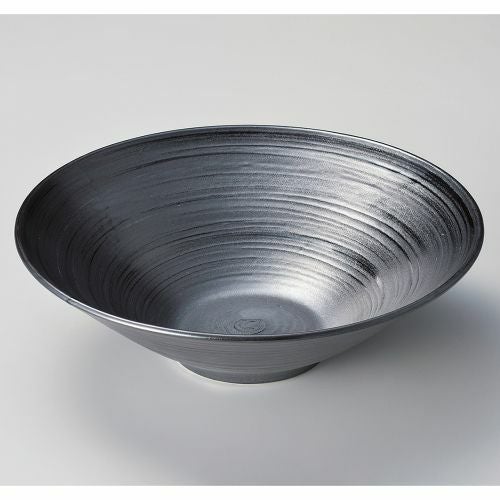 刷毛巻銀彩10.0反丼 φ30.5×9.2cm 249-139