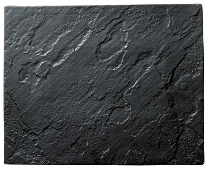 メテｵ34cmレクタングルプレートBK