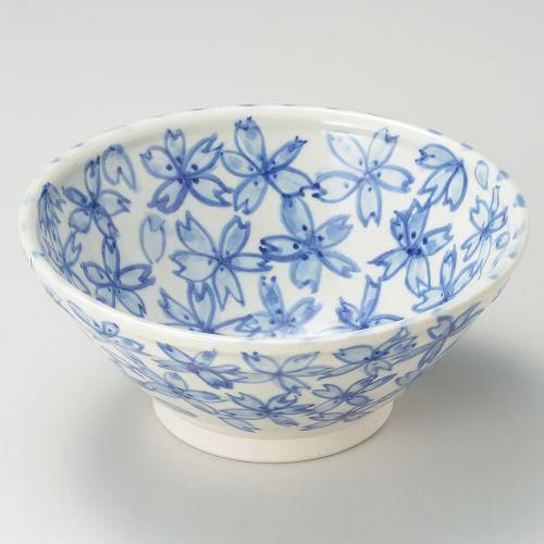 新型手描さくら8.0大鉢 φ24.5×10.5cm 306-019