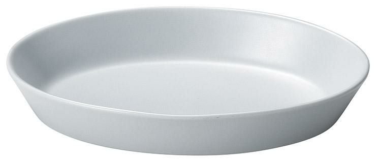 キャレ25cmオーバルグラタン(Cグレー)