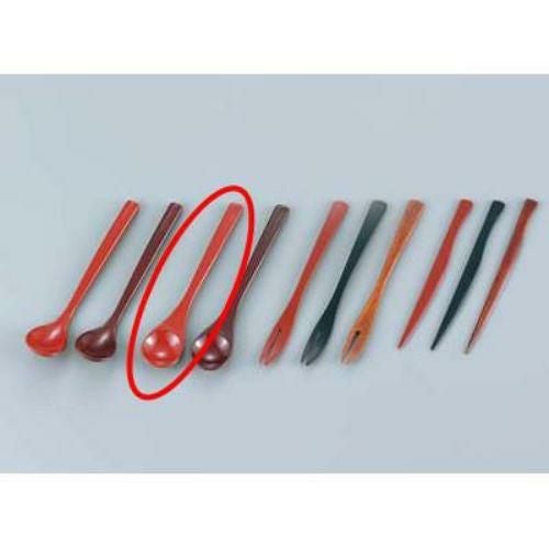 【まとめ買い商品】 茶碗蒸しスプーン 朱(130×27)7-836-2/10入/業務用/新品