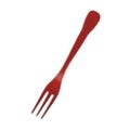 【まとめ買い商品】 ケーキフォーク 朱塗/10入/業務用/新品