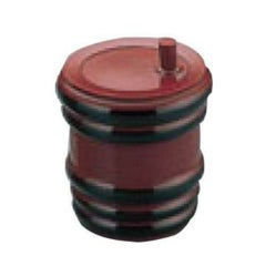 【まとめ買い商品】 【樽型 七味入 朱黒ヒモ】 高さ65(mm)/10入/業務用/新品