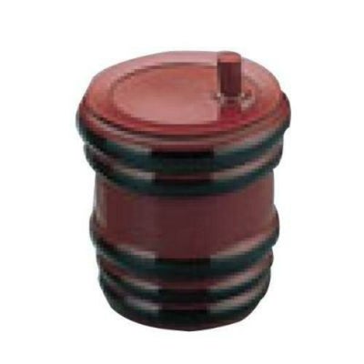 【まとめ買い商品】 【樽型 七味入 朱黒ヒモ】 高さ65(mm)/10入/業務用/新品