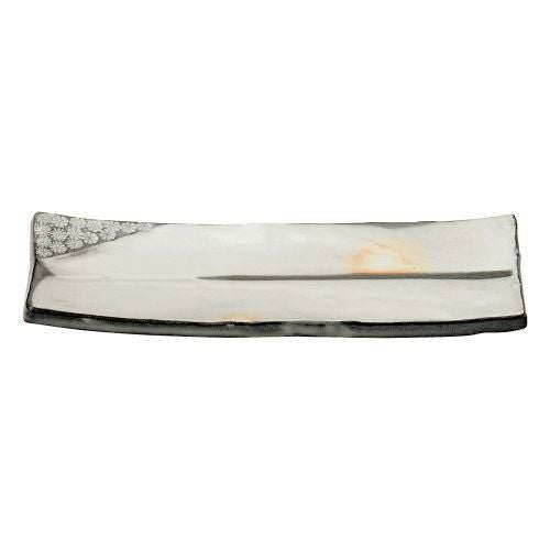 三島手焼物皿 25×9.5×2cm 418-149