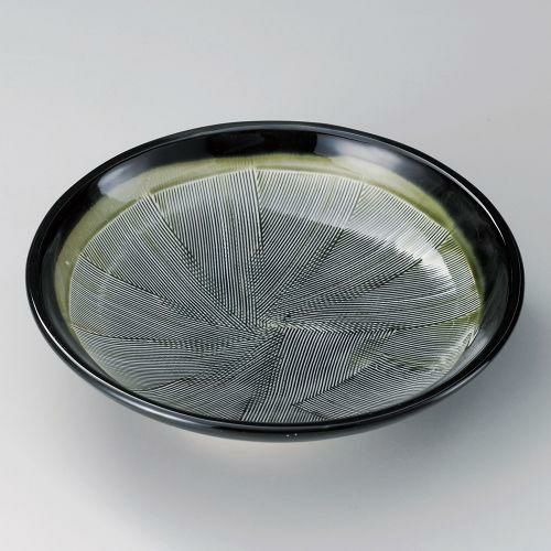 天目くし目7.5皿 φ22×5.5cm 299-139