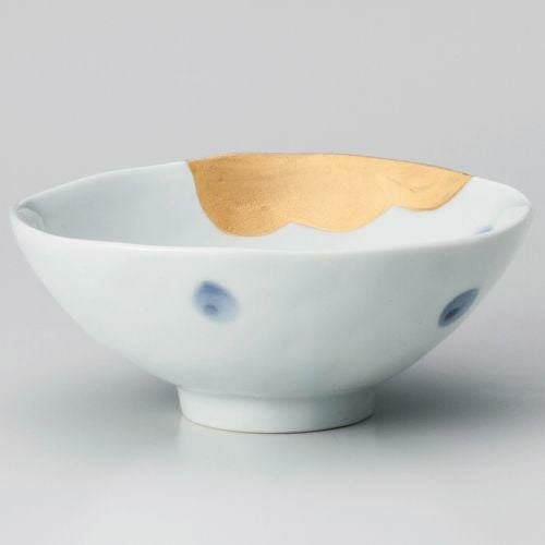 金波吾須水玉平茶碗(大) 13.2×12.7×5.3cm 347-199