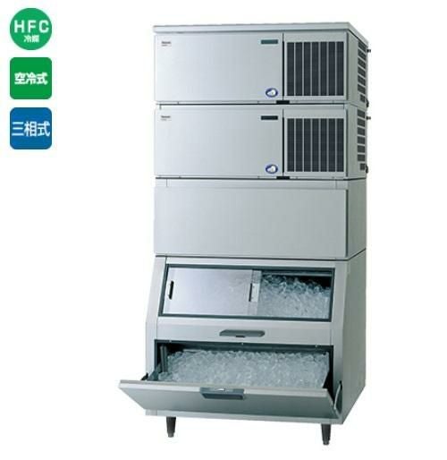 SIM-AS480NS-HFB4【パナソニック】キューブアイス製氷機 48kg【セル方式】スタックオンタイプ(スモール) 幅1087×奥行862×高さ2274mm 三相200V