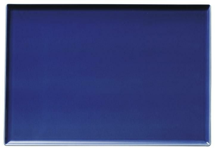 ラルジュ33cmワイドプレート(ツヤブルー)