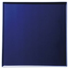 ラルジュ25cmスクエアプレート(ツヤブルー)