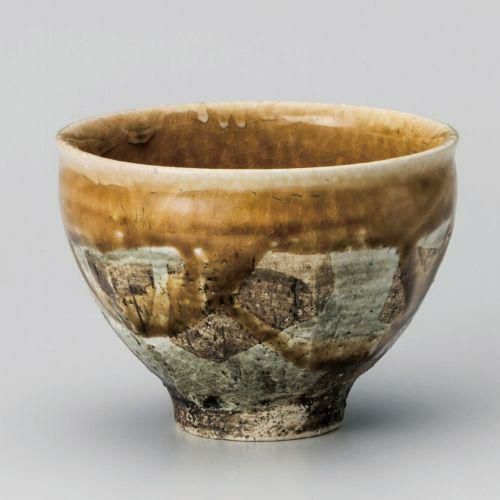 山吹彩面取りゆとり碗 φ10.5×7.6cm 345-199