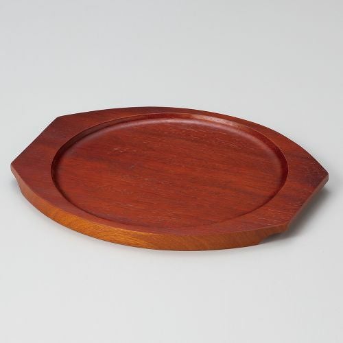 スリ塗丸木台Sφ220 28×24.5×H1.5cm 538-449