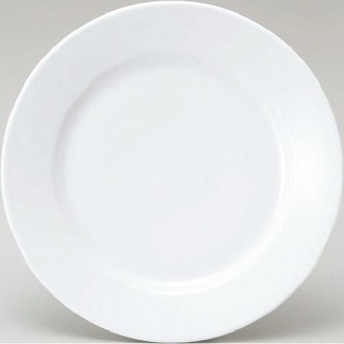 ベーシック ホワイト リム玉 24cm 皿 Basic /10枚入/洋食器/パーティ大皿/業務用食器