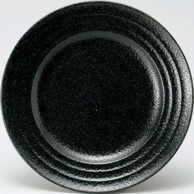 リネア 8吋 中皿 黒耀 Linea Black /グループB