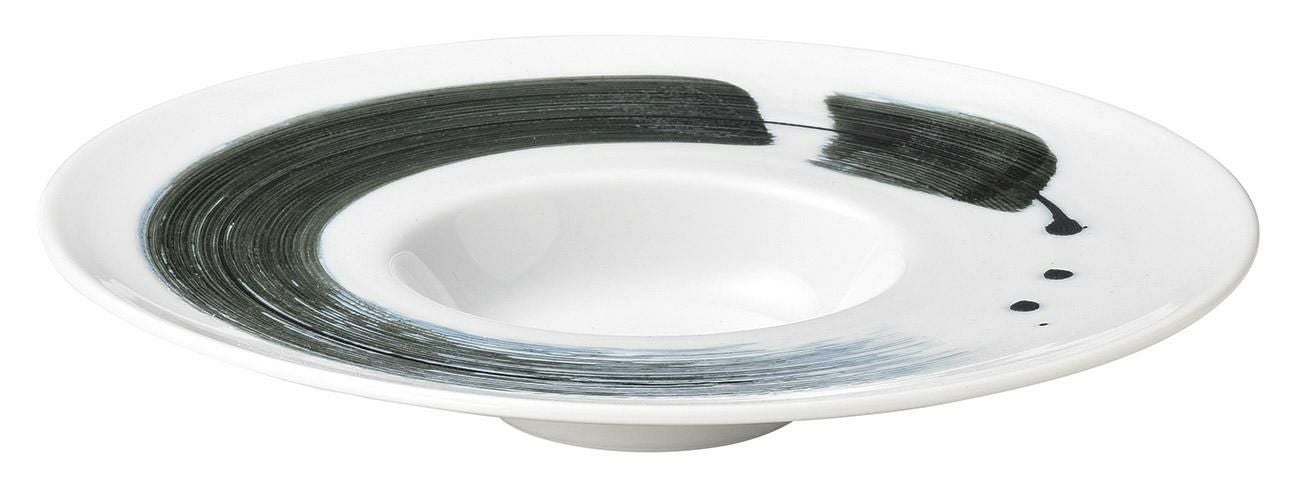 グラｼア墨淡26cm平型スープ(墨淡)