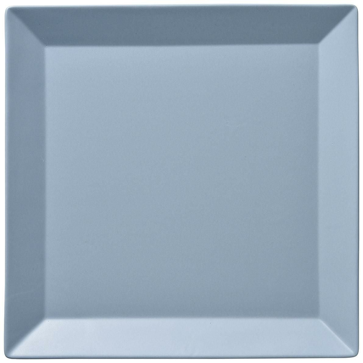 キャレ 27cmスクエアプレート(Cブルー)