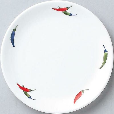 ダイヤセラム (強化) 唐辛子 I メタ 6.5吋 中皿