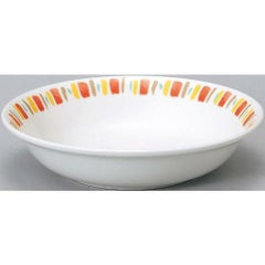 ダイヤセラム (強化) オレンジ十草 5.5吋 深皿