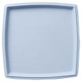 シャンブル23cmスクエアプレート(Cブルー)