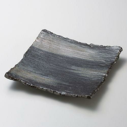 加茂川23cm正角皿 23×23×3cm 187-019