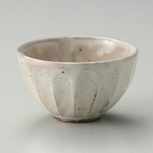 粉引面取4.0飯器 φ12.5×7.2cm 332-389