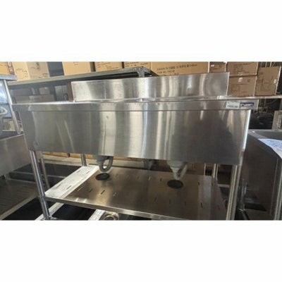 中古】二槽シンク BGあり タニコー 幅1000×奥行600×高さ800 【送料別途 