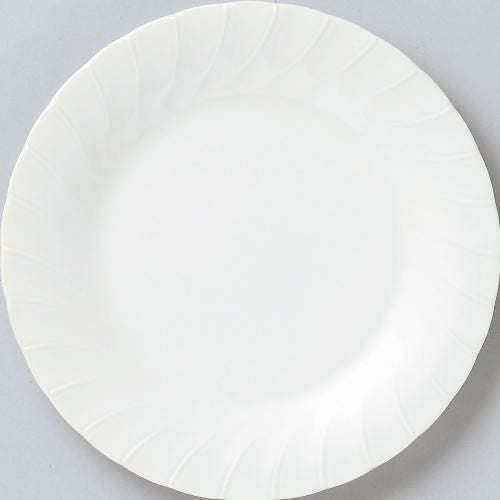 中皿 ホワイトシェル 6.75吋中皿 10枚入/洋食器