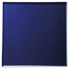 ラルジュ27cmスクエアプレート(ツヤブルー)