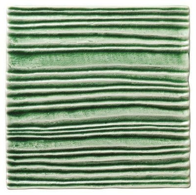 和流21cmスクエアプレート(織部流し)