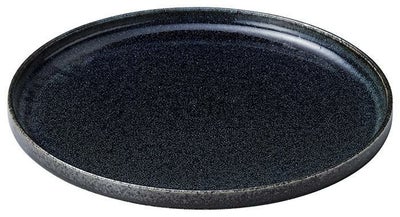 切立皿8.5丸浅口切立皿(藍潤)