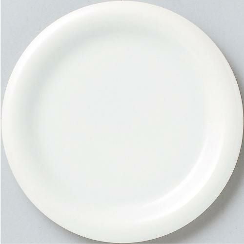 中皿 ホワイトハット 6.5吋中皿 10枚入/洋食器