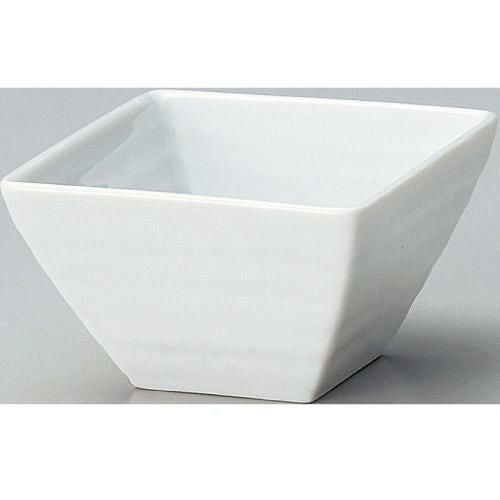 正角鉢8cm白 白 (10個入)
