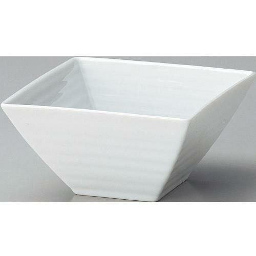 鉢 正角鉢12cm白 10個入