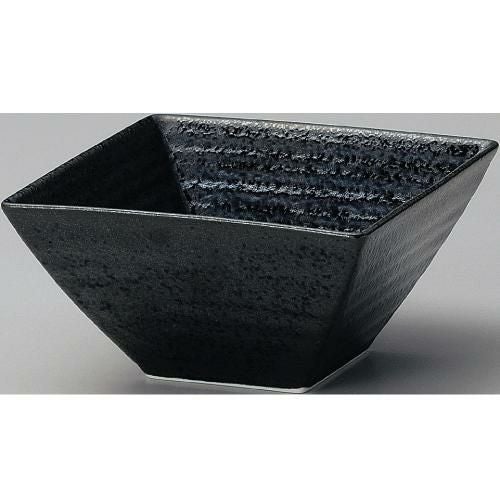 鉢 正角鉢12cm黒耀 10個入
