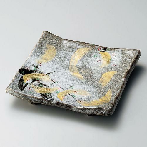 乾山春秋正角5.5天皿 17.5×17.5×4cm 190-029