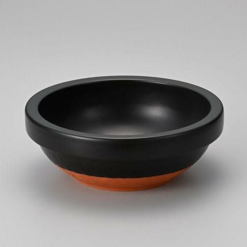 黒ビビンバ鍋 φ20.5×7.5cm(1100cc) 389-059