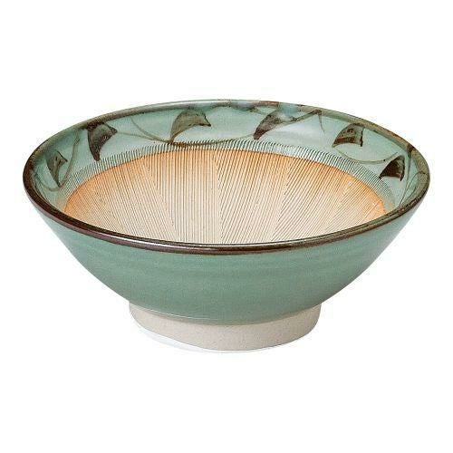唐草6.0スリ鉢 φ18.6×7.5cm 394-149