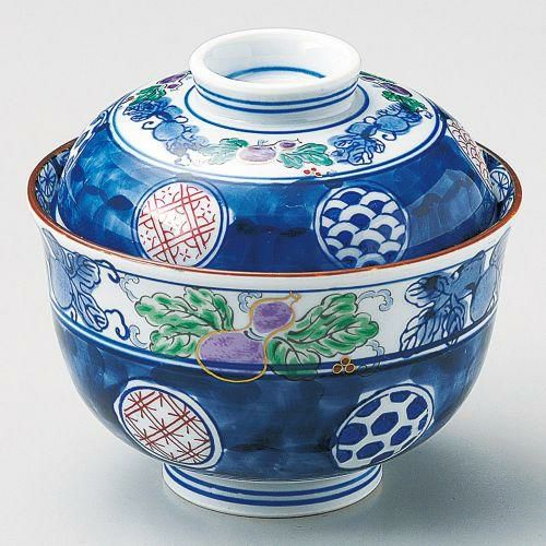 錦丸紋ひさご円菓子碗 φ12.3×10.5cm 109-139