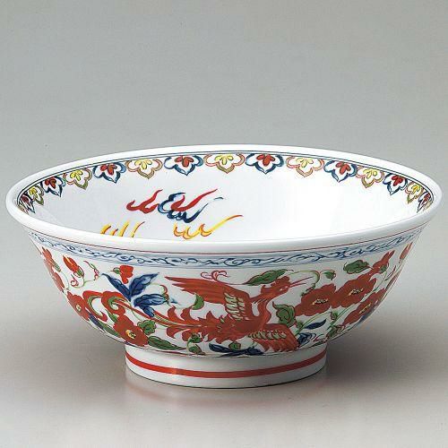 鳳凰6.3高台丼 18.2×7.6cm 604-129