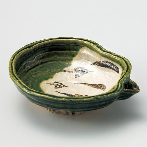 織部片口鉢 20×17×5.5cm 036-259