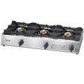 【テンポス】卓上ガステーブル 3口 RSB-306A 幅738×奥行275×高さ151mm