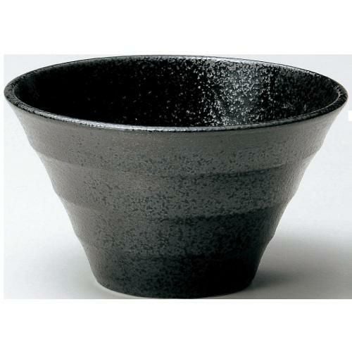 ボール 【Linea Black 深ボール15cm黒耀】 6-40-10 高さ85mm×直径:148 10個入/業務用食器