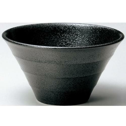 ボール Linea Black 深ボール19cm黒耀 10個入