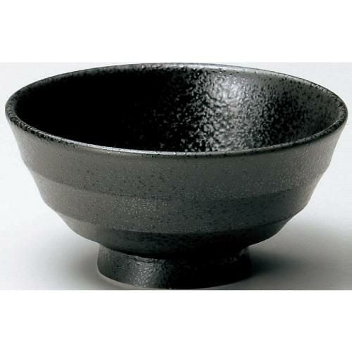 飯椀 Linea Black 飯碗黒耀 10個入
