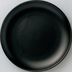 アジアン 27cm 皿 黒マット